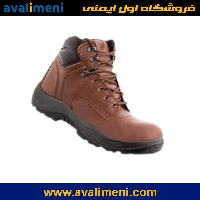 پوتین ایمنی ایمن پا مدل تایتان قهوه ای 1 پوتین ایمنی ایمن پا مدل تایتان قهوه ای