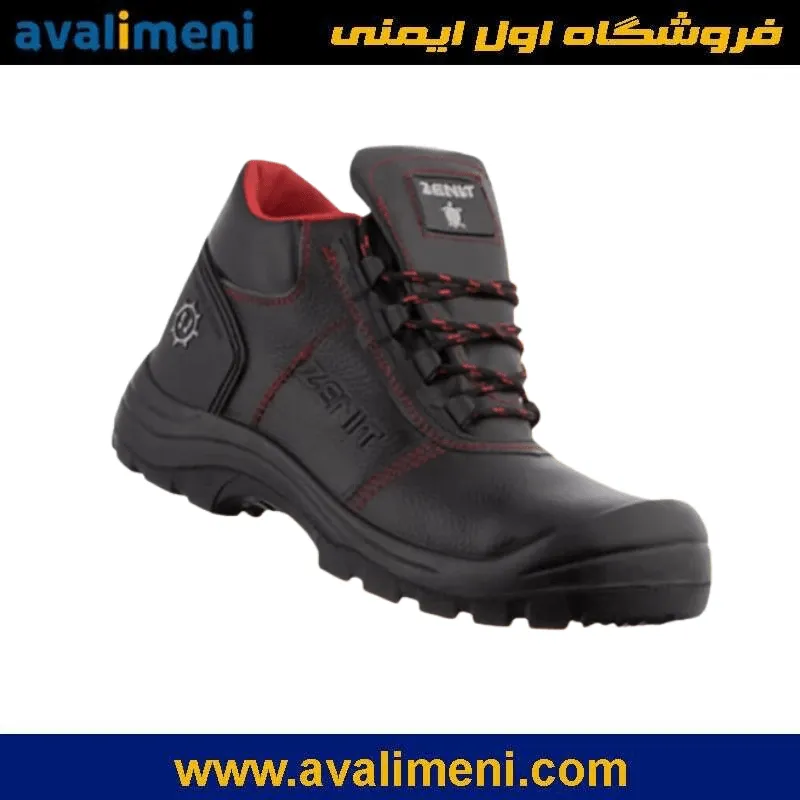 پوتین ایمن پا مدل زنیت قرمز کاپدار 1 پوتین ایمن پا مدل زنیت قرمز کاپدار